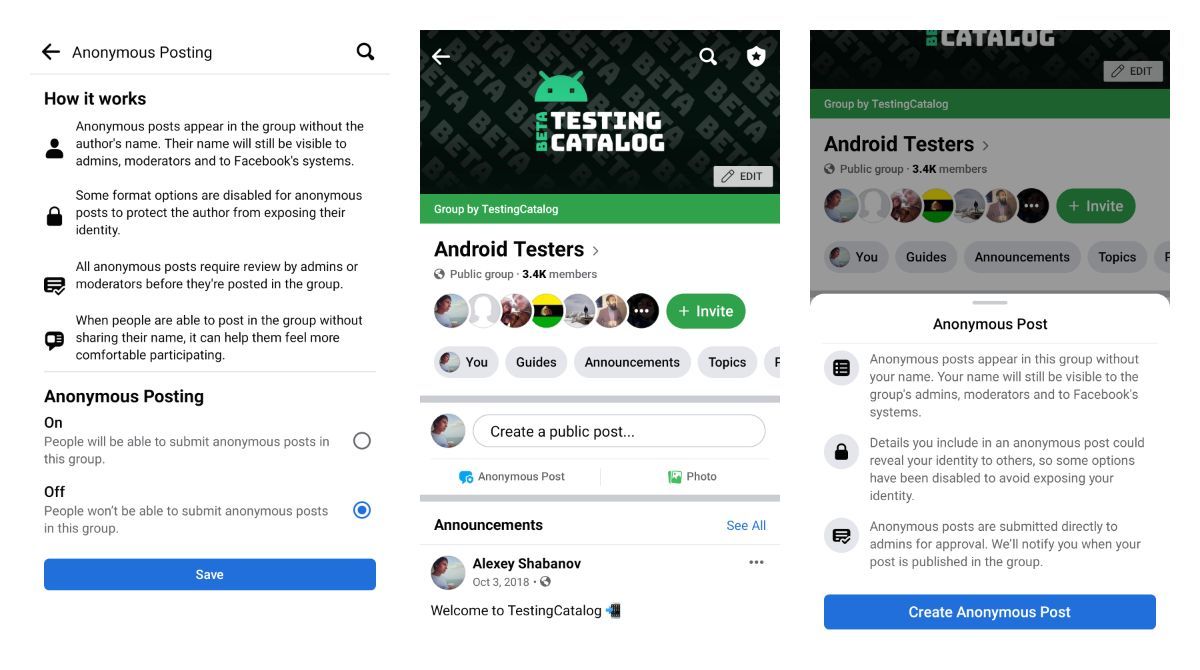 More group admins can now enable anonymous posting feature on Facebook