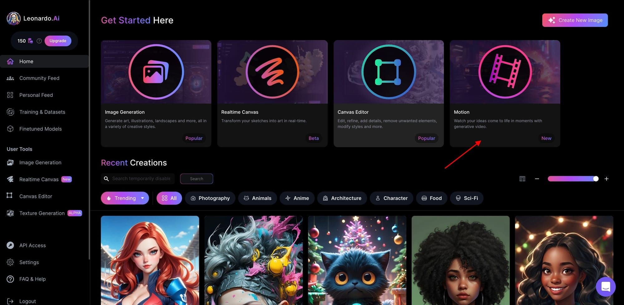 ICYMI: Leonardo AI releases new feature to convert images into motion videos