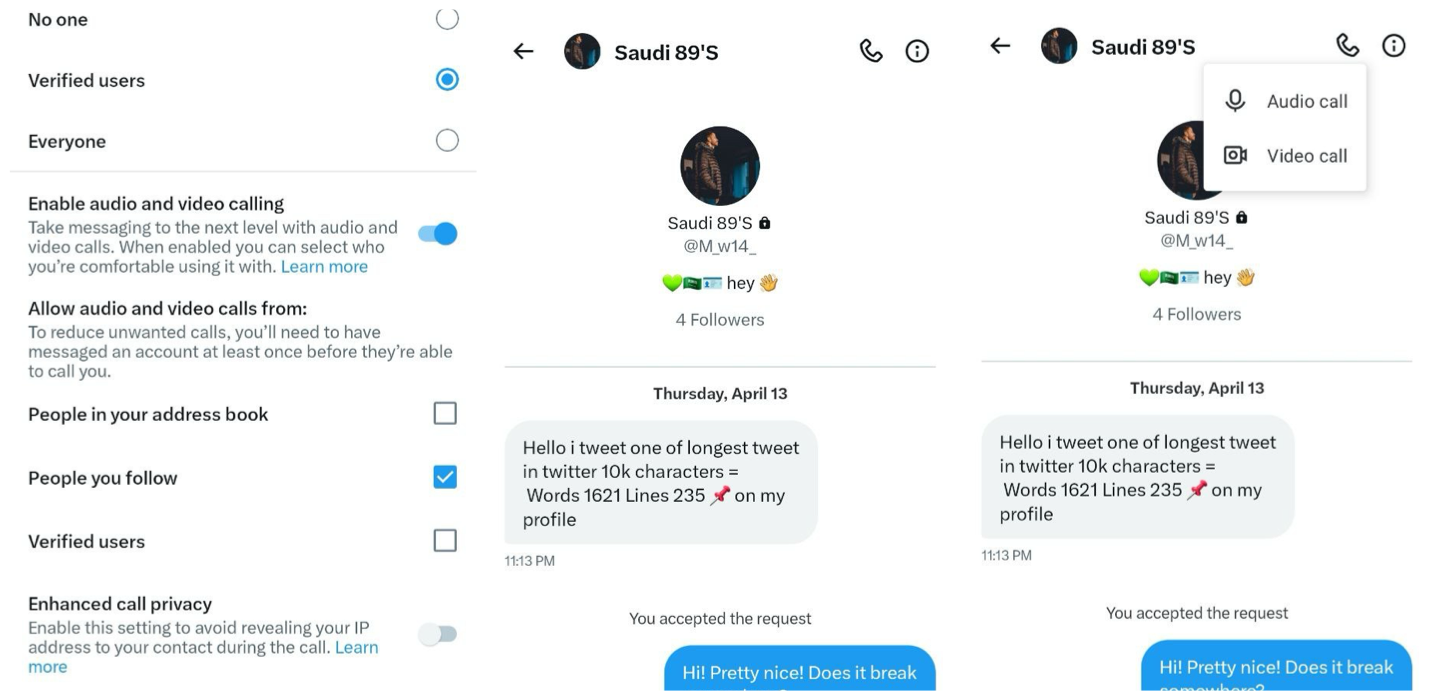 ICYMI: X for Android introduces audio and video calls through DMs