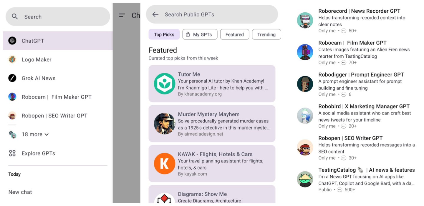 ChatGPT rolls out GPT Store for Android beta users