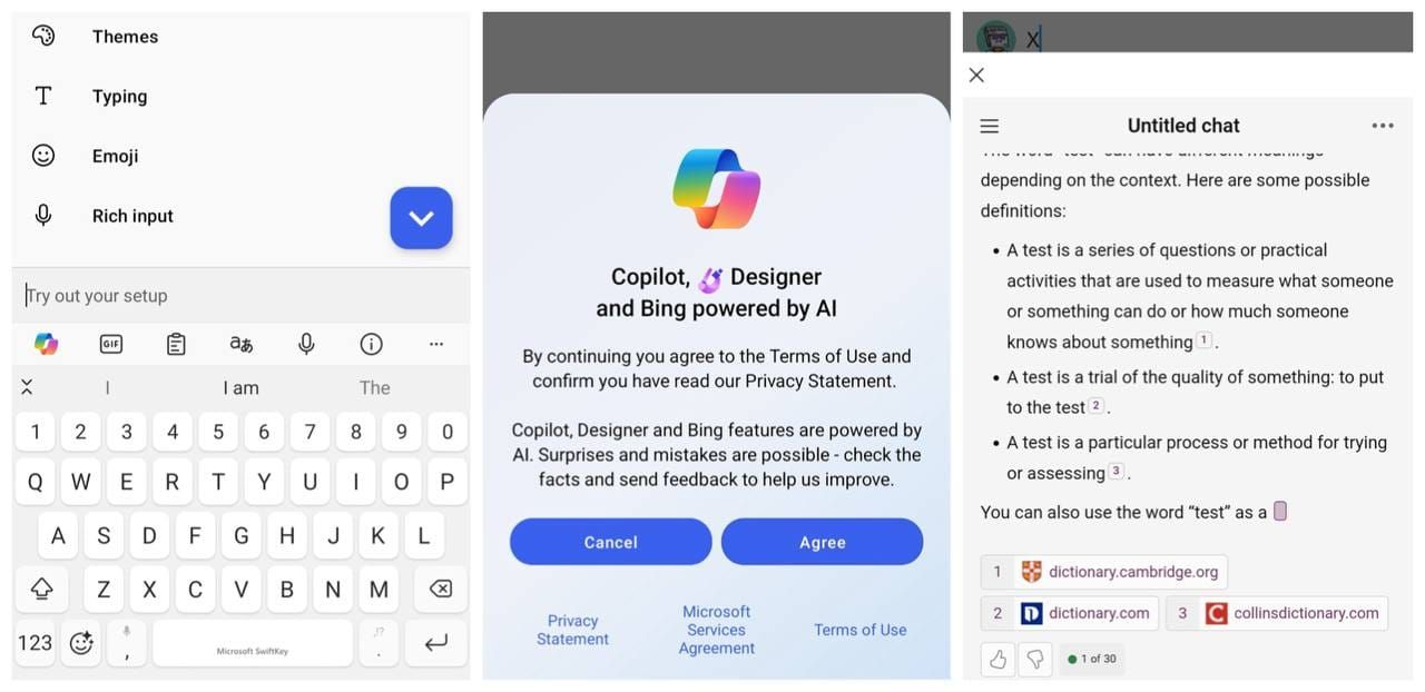 ICYMI: Microsoft SwiftKey introduced the Copilot shortcut on Android