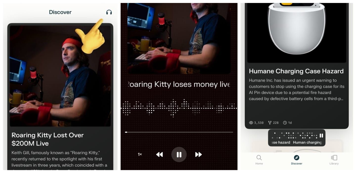 Perplexity Audio Discover