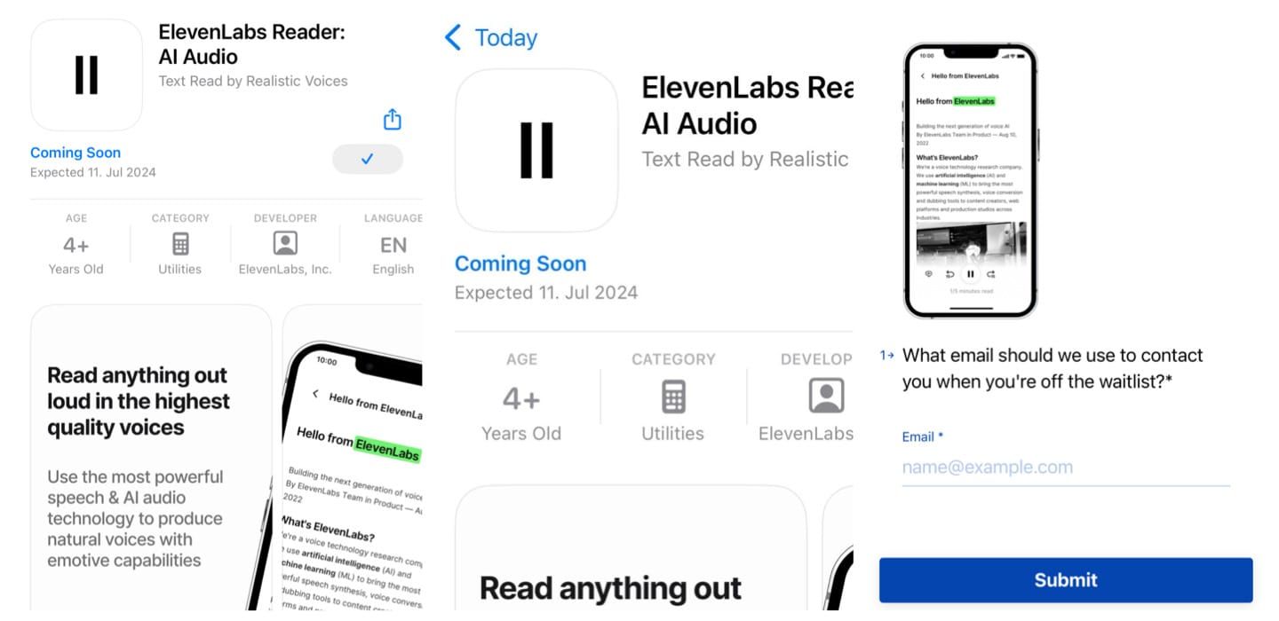 ElevenLabs mobile app