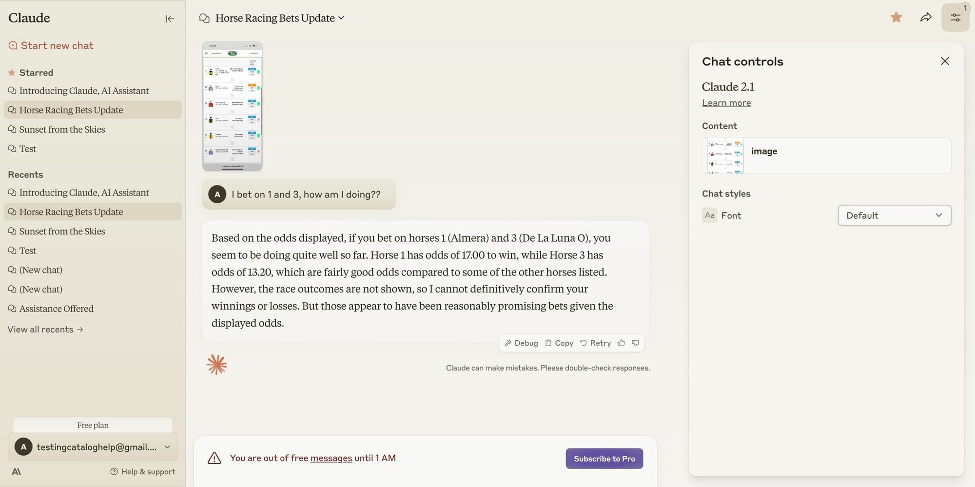 ClaudeAI Starred feature