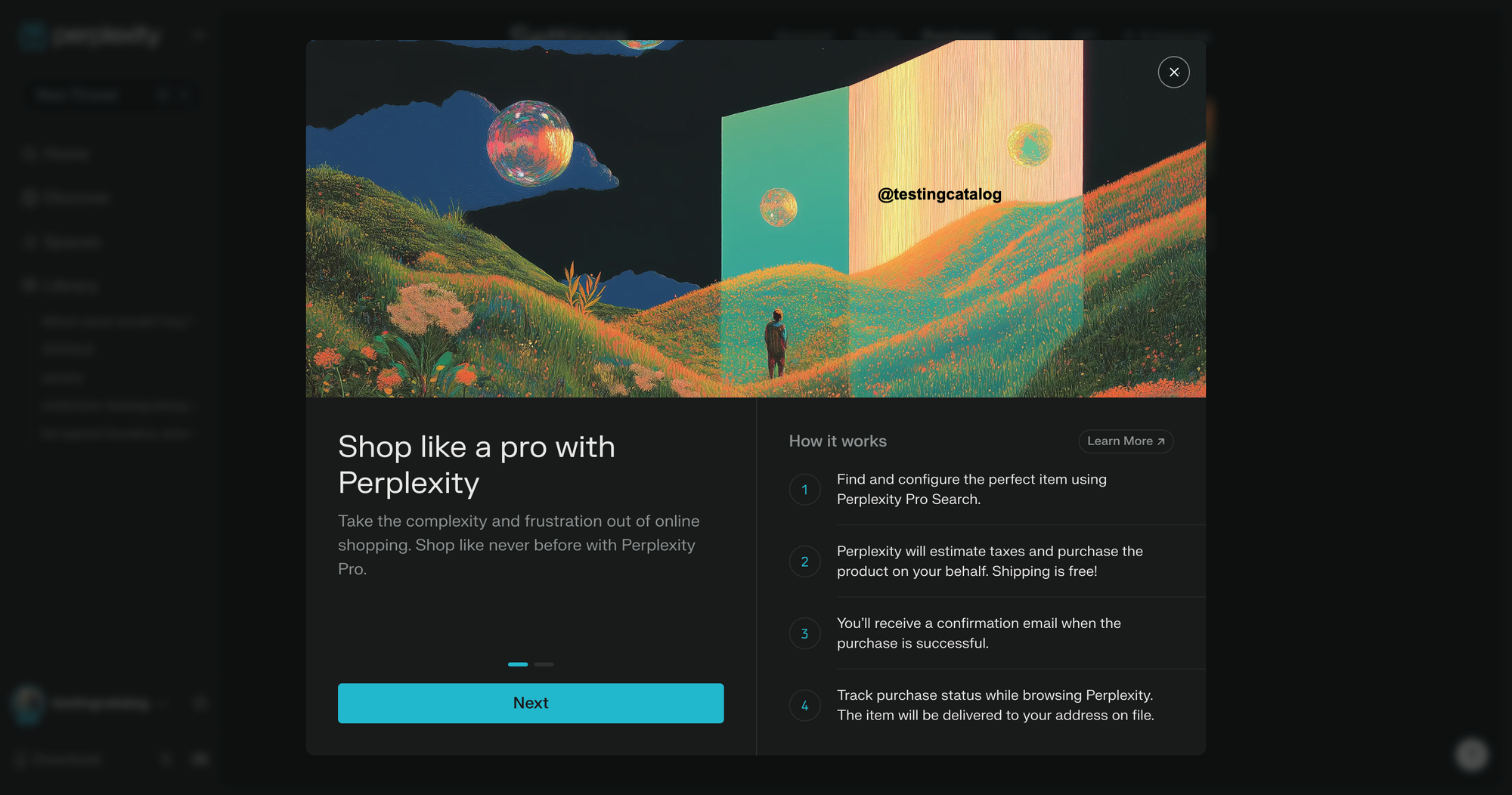 Redesigned Spaces and Purchases feature coming soon to Perplexity users