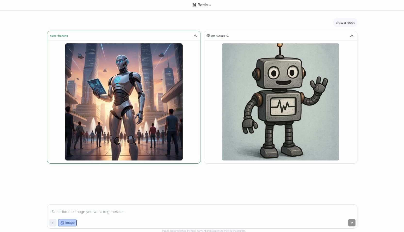 nano-banana on LM Arena