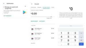 How to set a spending limit on Google Play