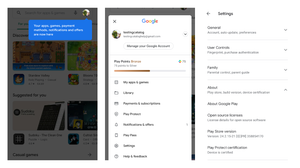 Redesigned profile tab and grouped settings are rolling out to more Google Play users