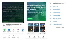 Microsoft Edge Canary got a built-in screenshot functionality