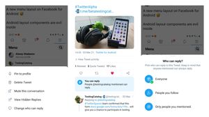 Twitter pushed a possibility to restrict who can reply to your tweet to everyone