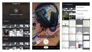 Google Lens app got a redesigned camera view with easier access to your screenshots