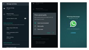 WhatsApp pushed photo upload quality options to more users on Android