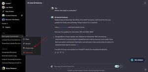 ChatGPT now lets you archive historical chats from the sidebar