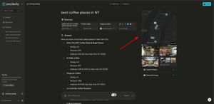 ICYMI: Perplexity can show a live map for local searches
