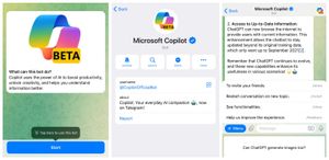 MS Copilot on Telegram