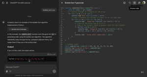 ChatGPT canvas code execution