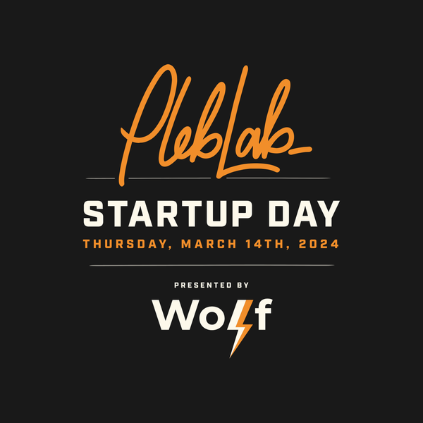 February Sponsor - PlebLab Startup Day