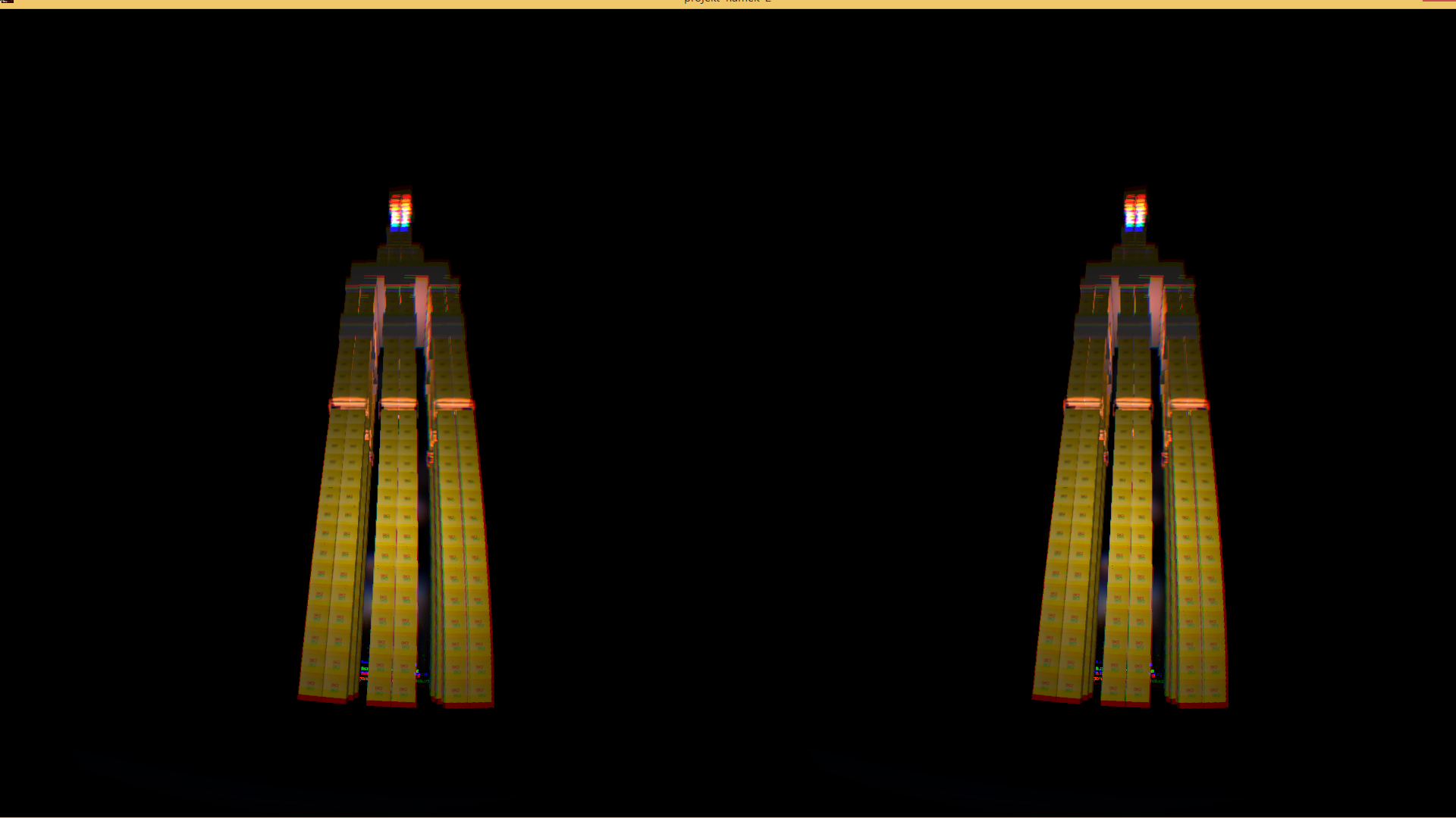 The ominous tower of DK2 boxes