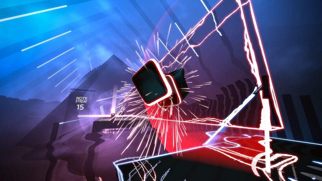 beat saber rhythm game beat games psvr vr pc vr rift vive