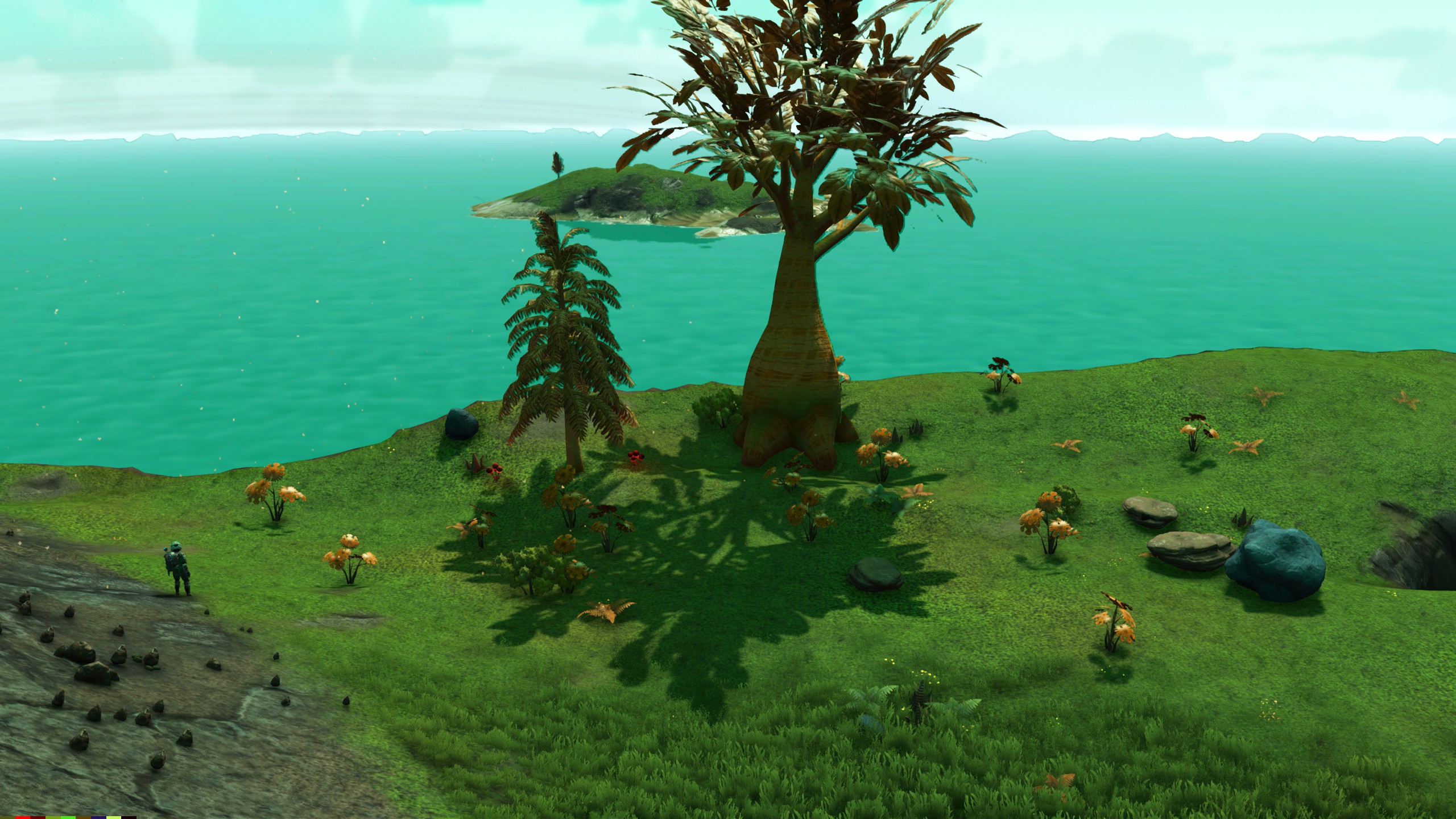 no man's sky water planet island