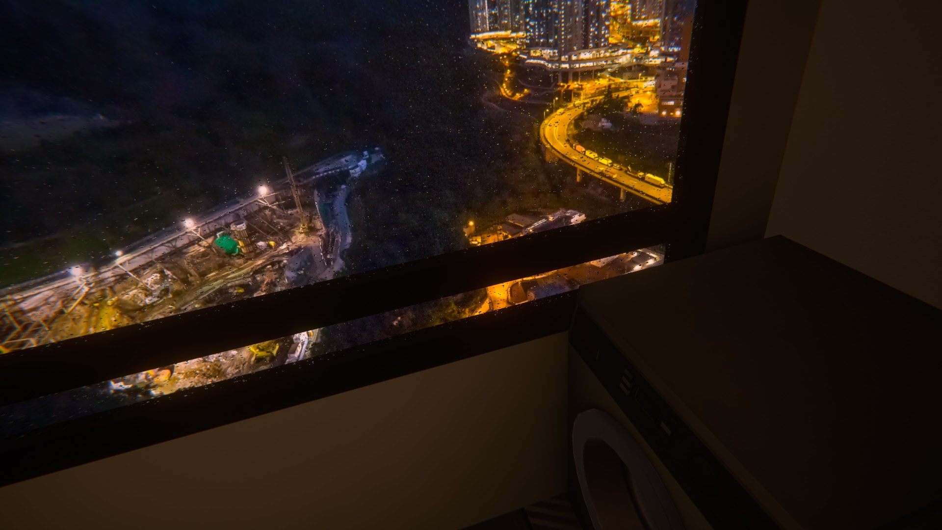 vrchat a rainy night in world