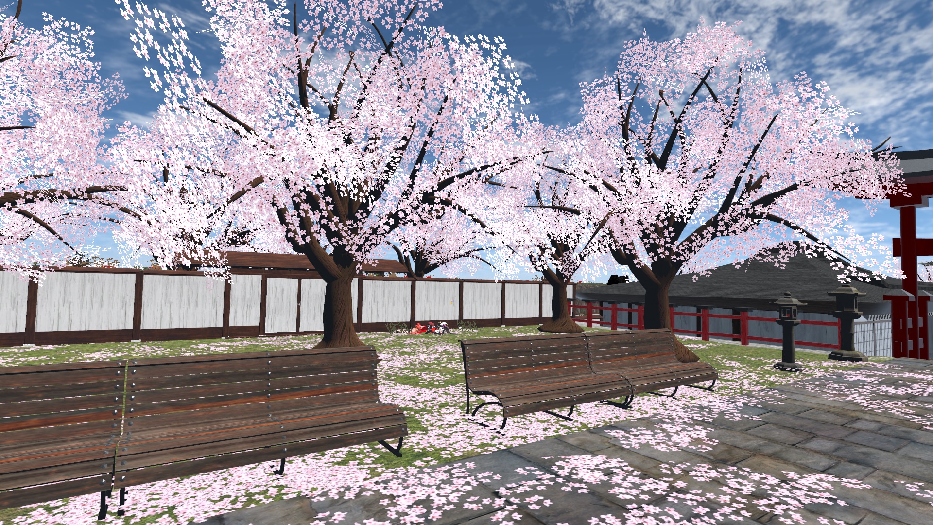 vrchat japan garden shrine
