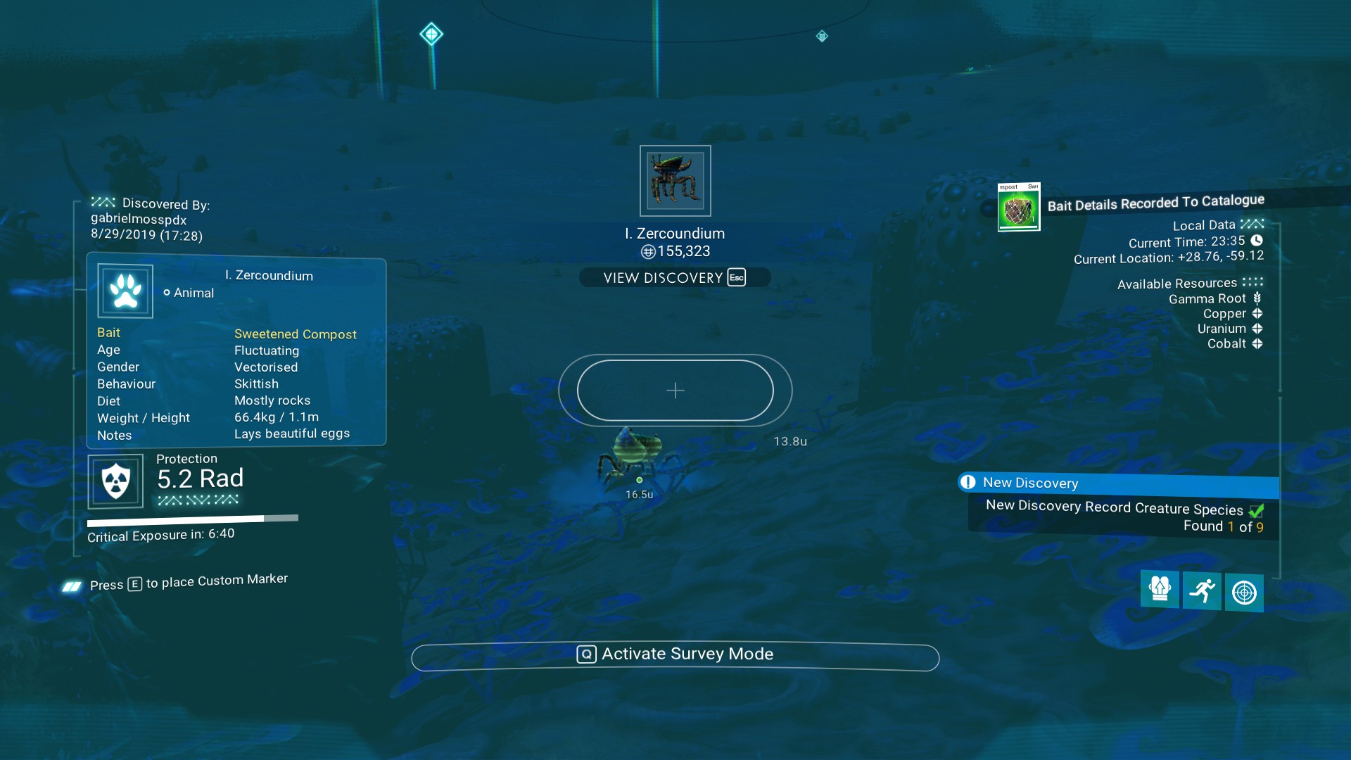 no mans sky upgraded analysis visor scanner
