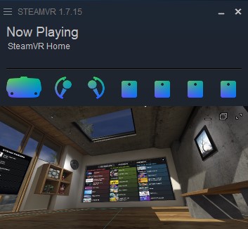 valve index steamvr docked view