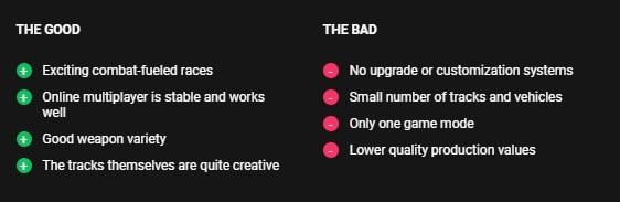 death lap vr pro con list