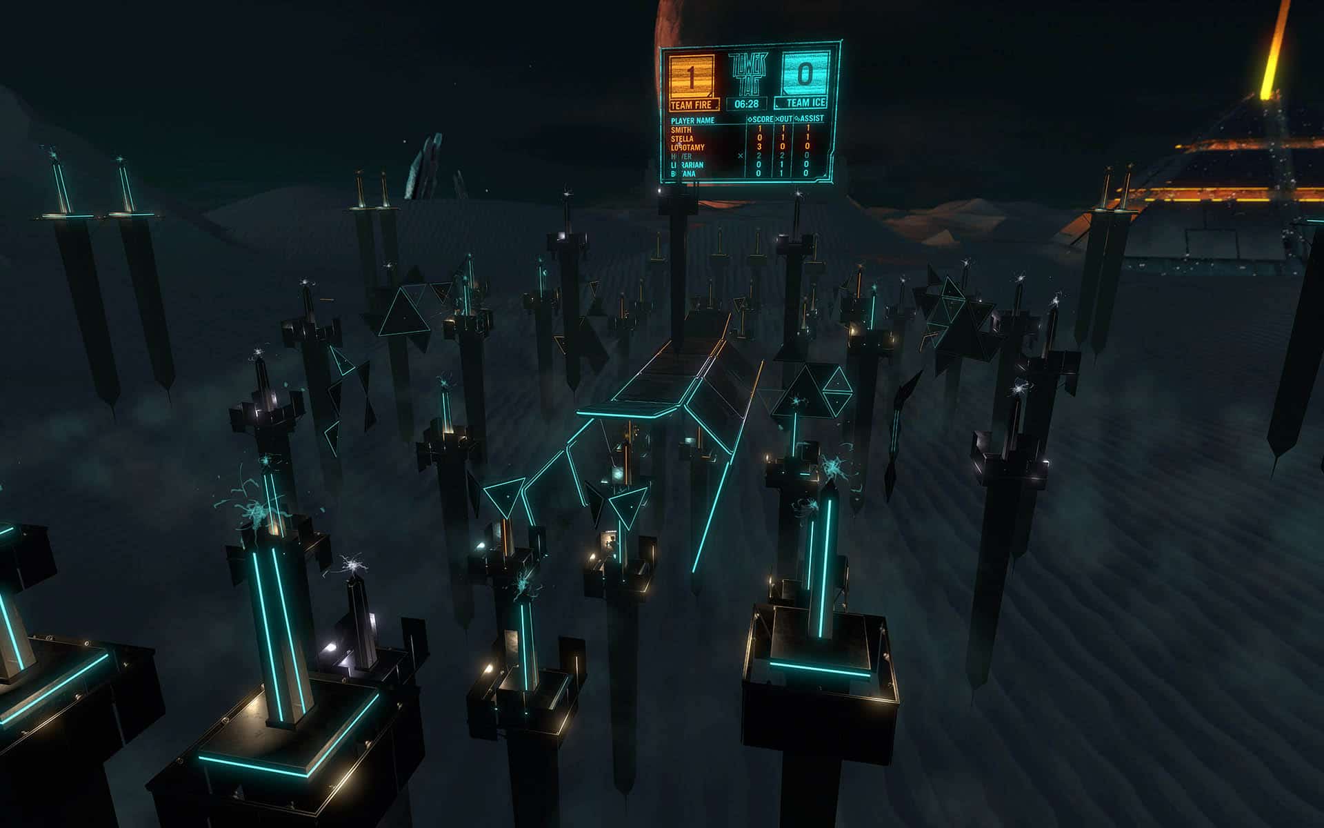 tower tag vr game map