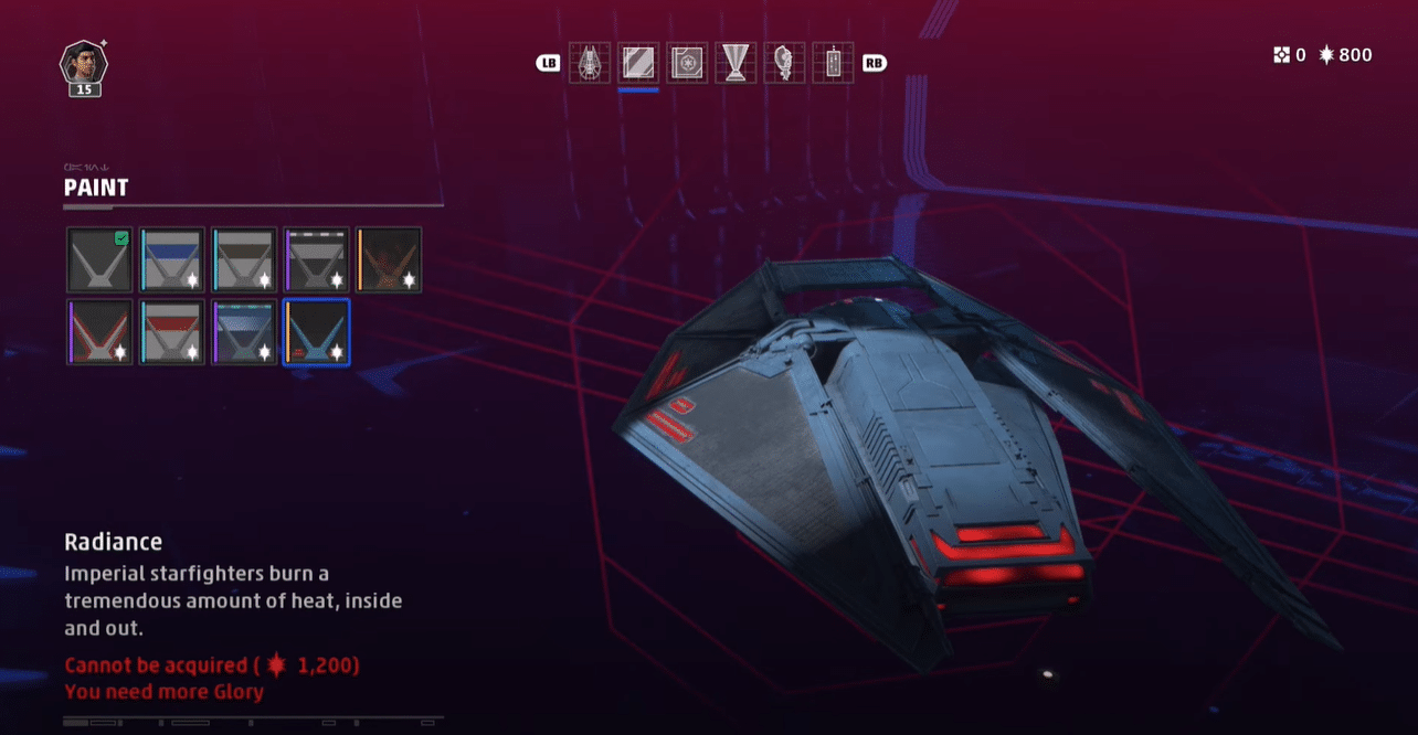 star wars squadrons ship customization