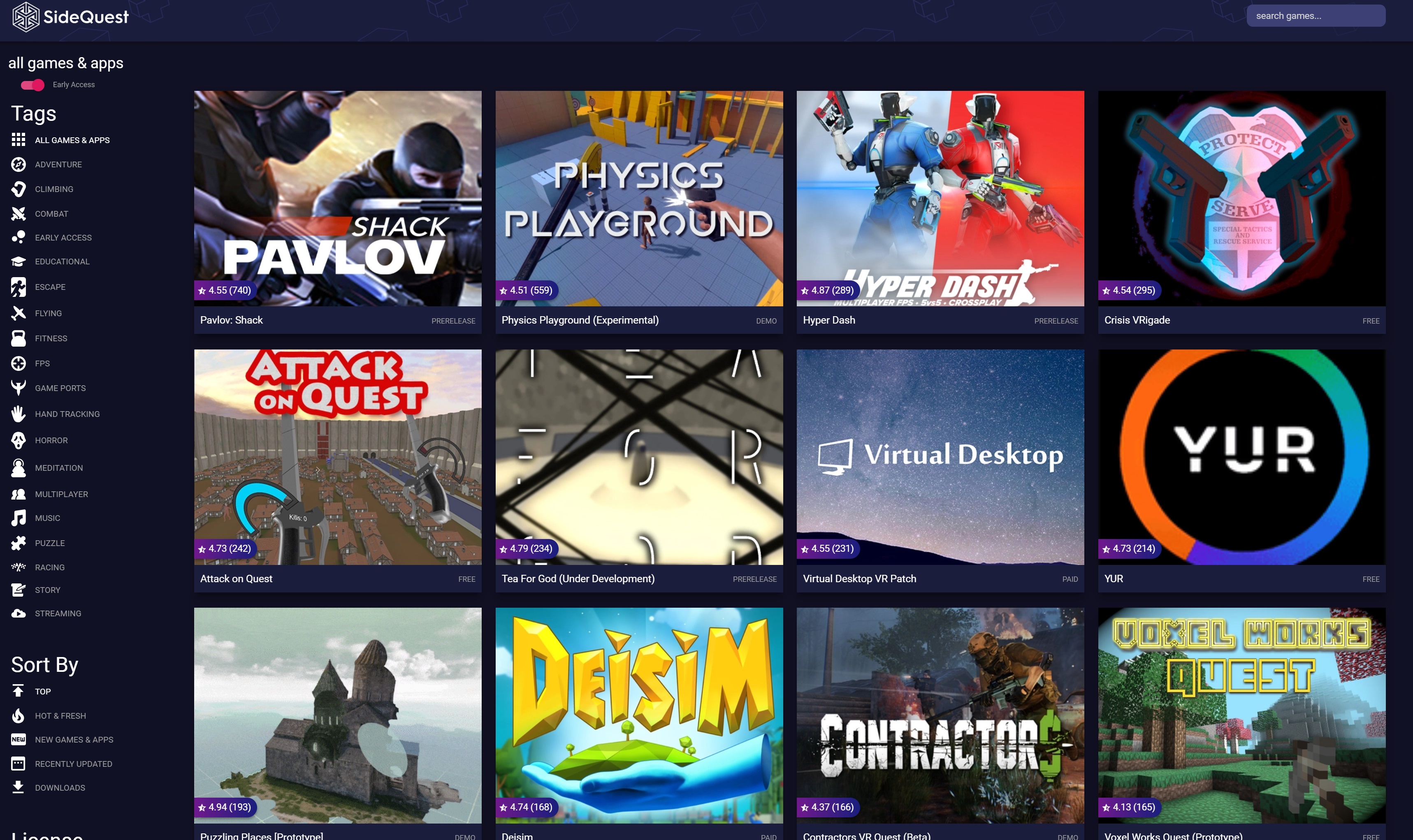 SideQuest Update Screenshot 2