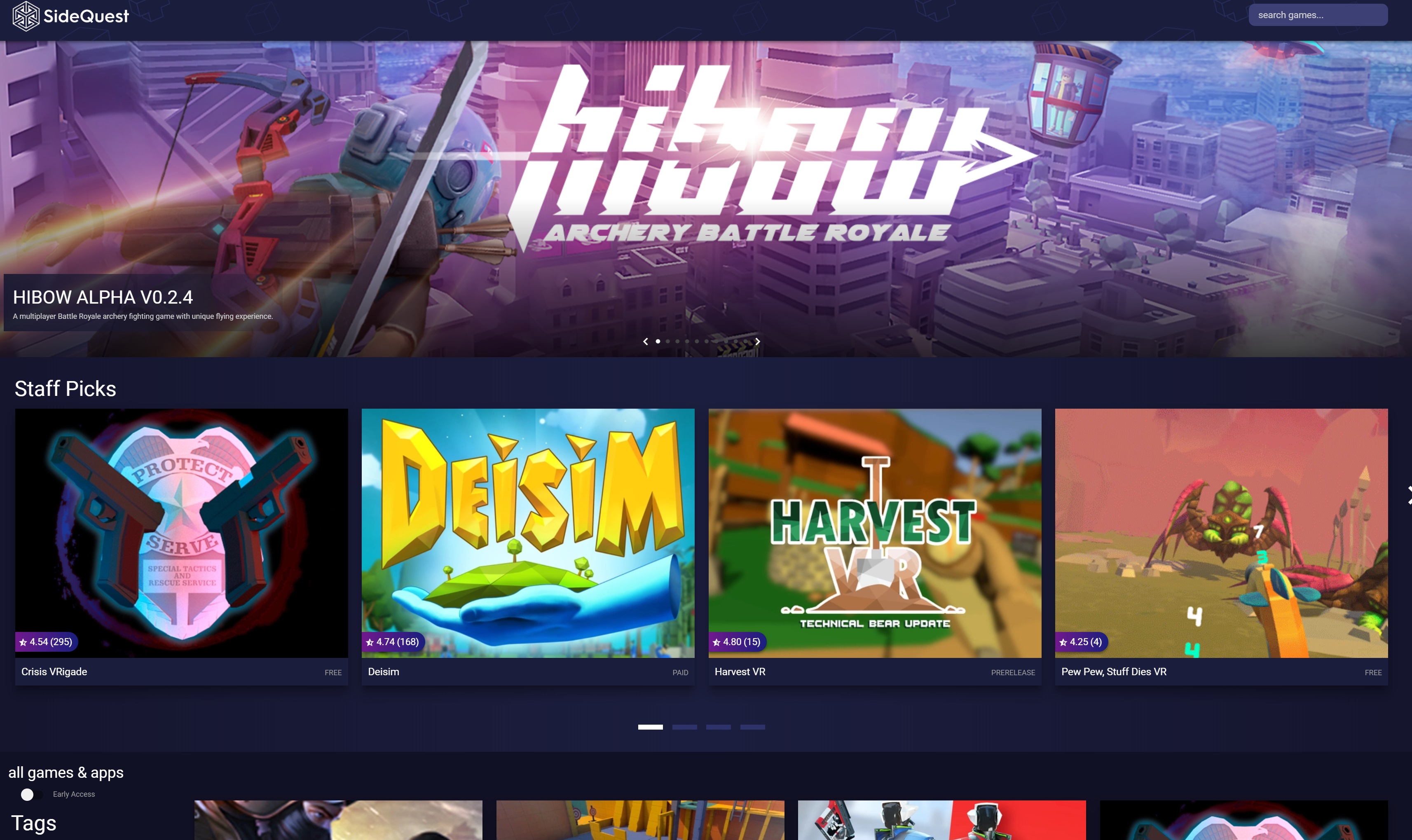 SideQuest Update Screenshot