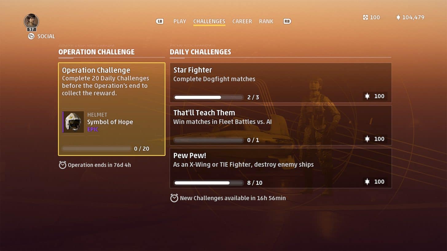 Star wars squadrons challenges