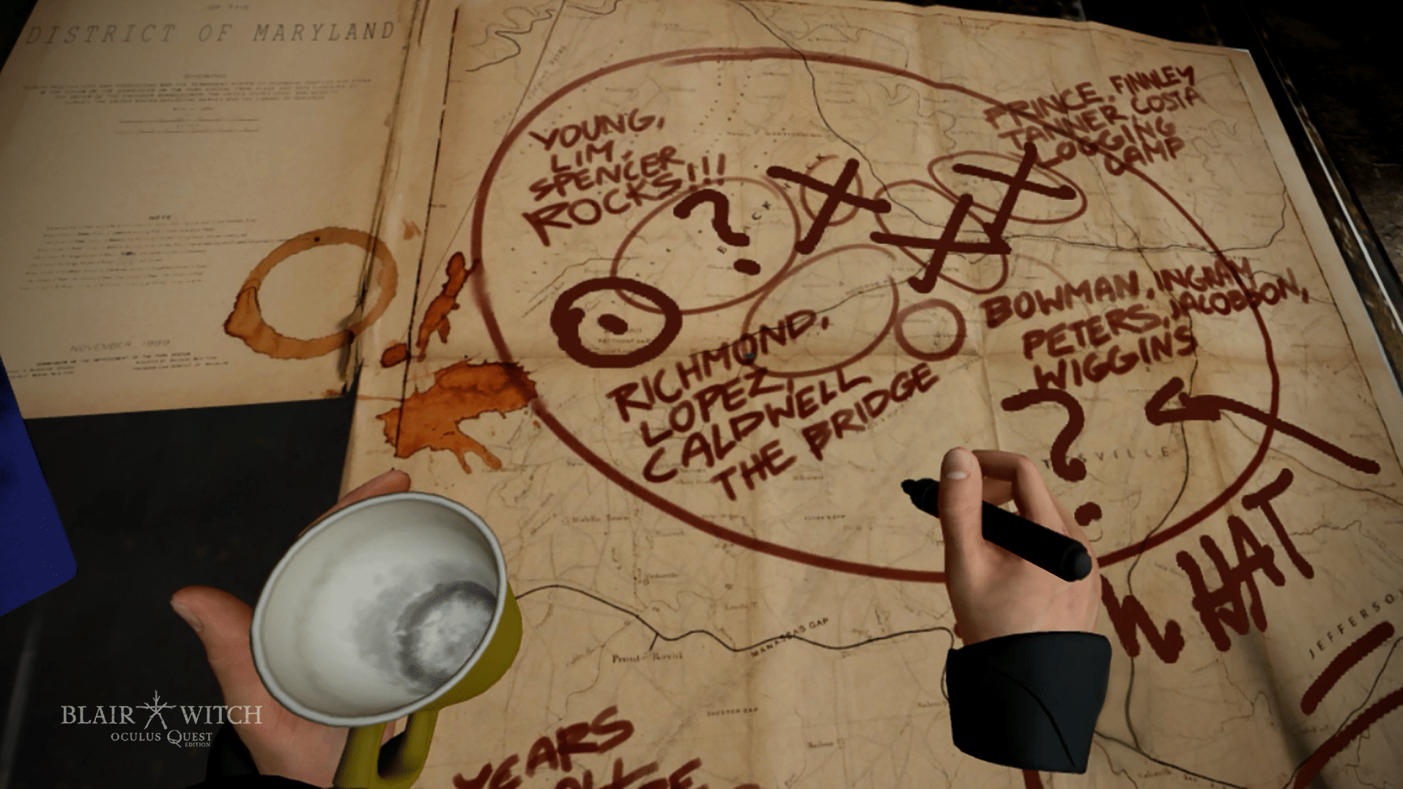 blair witch oculus quest screenshot