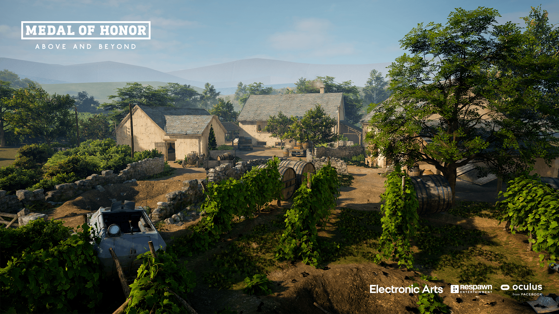 medal of honor above and beyond forest village