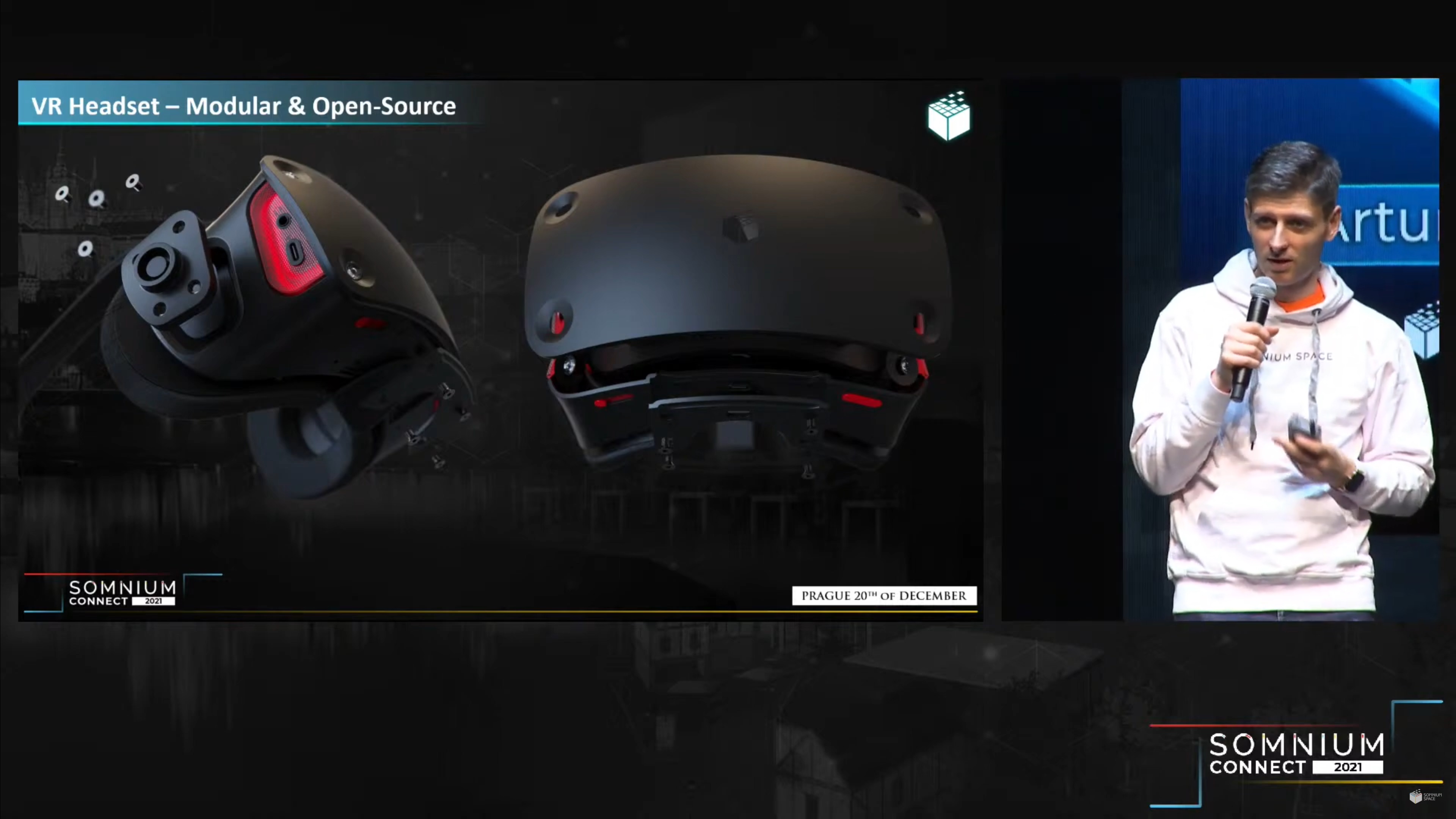 Somnium space standalone VR headset modular swap