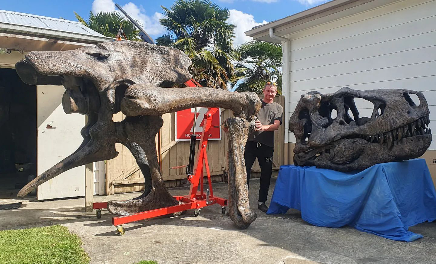 t-rex scale big dino 3d printed made in vr