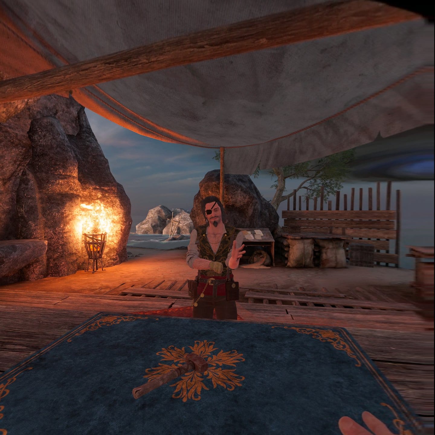 Blade & Sorcery screenshot - shows you approaching the Baron