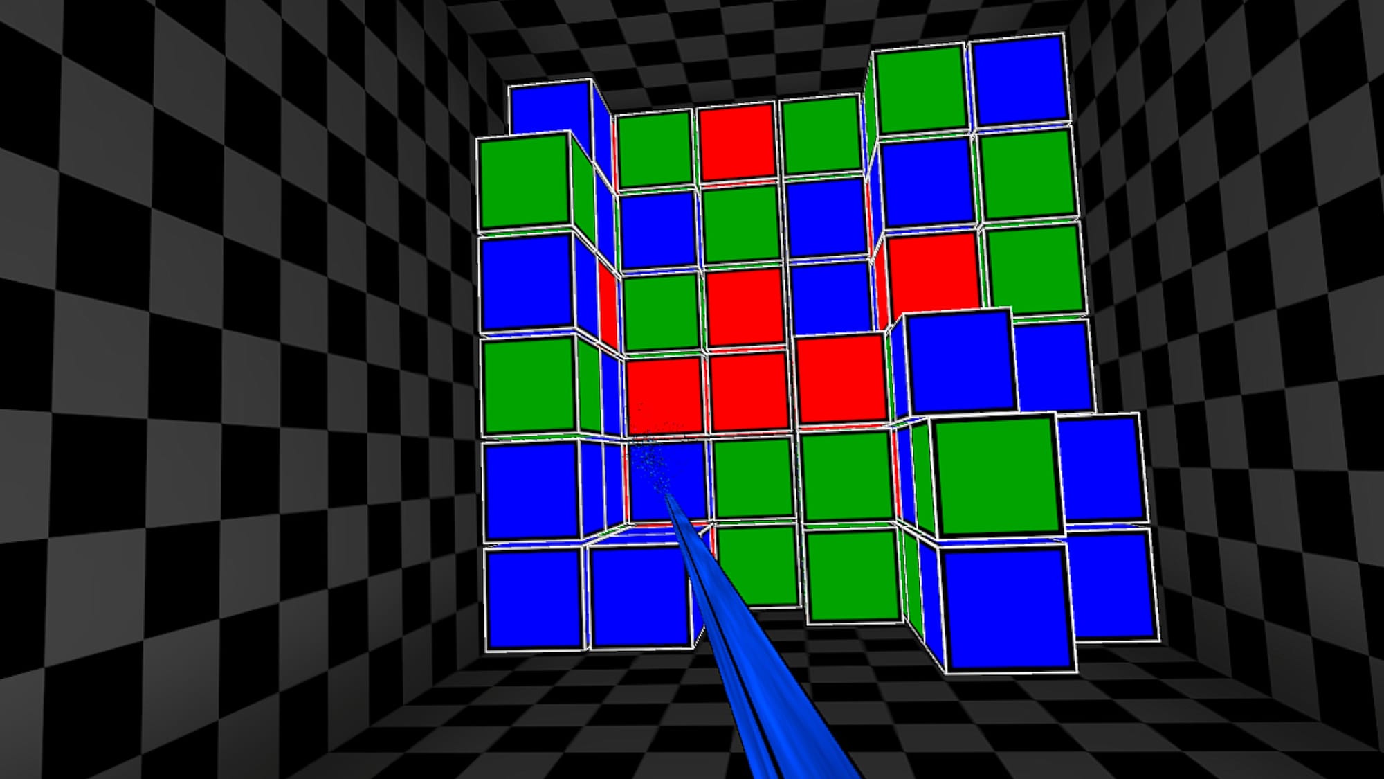 Boxed Out screenshot shows blue square boxes stacked around green and red square boxes