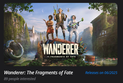 Pico Store screenshot lists Wanderer: The Fragments of Fate as releasing in June 2025