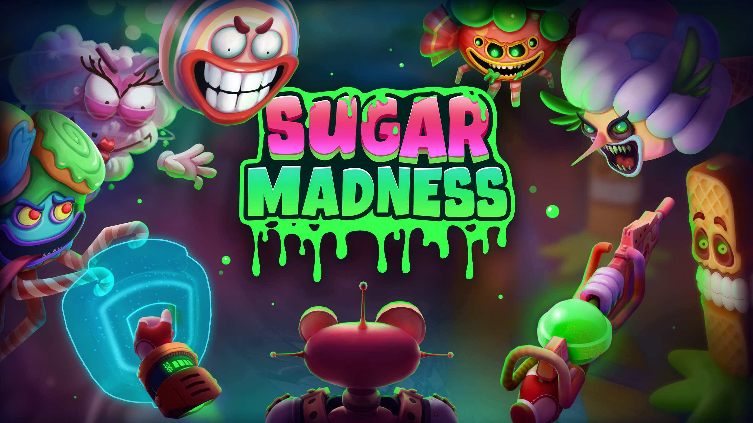 Sugar Madness — скоростной VR-шутер для Quest выходит в июне