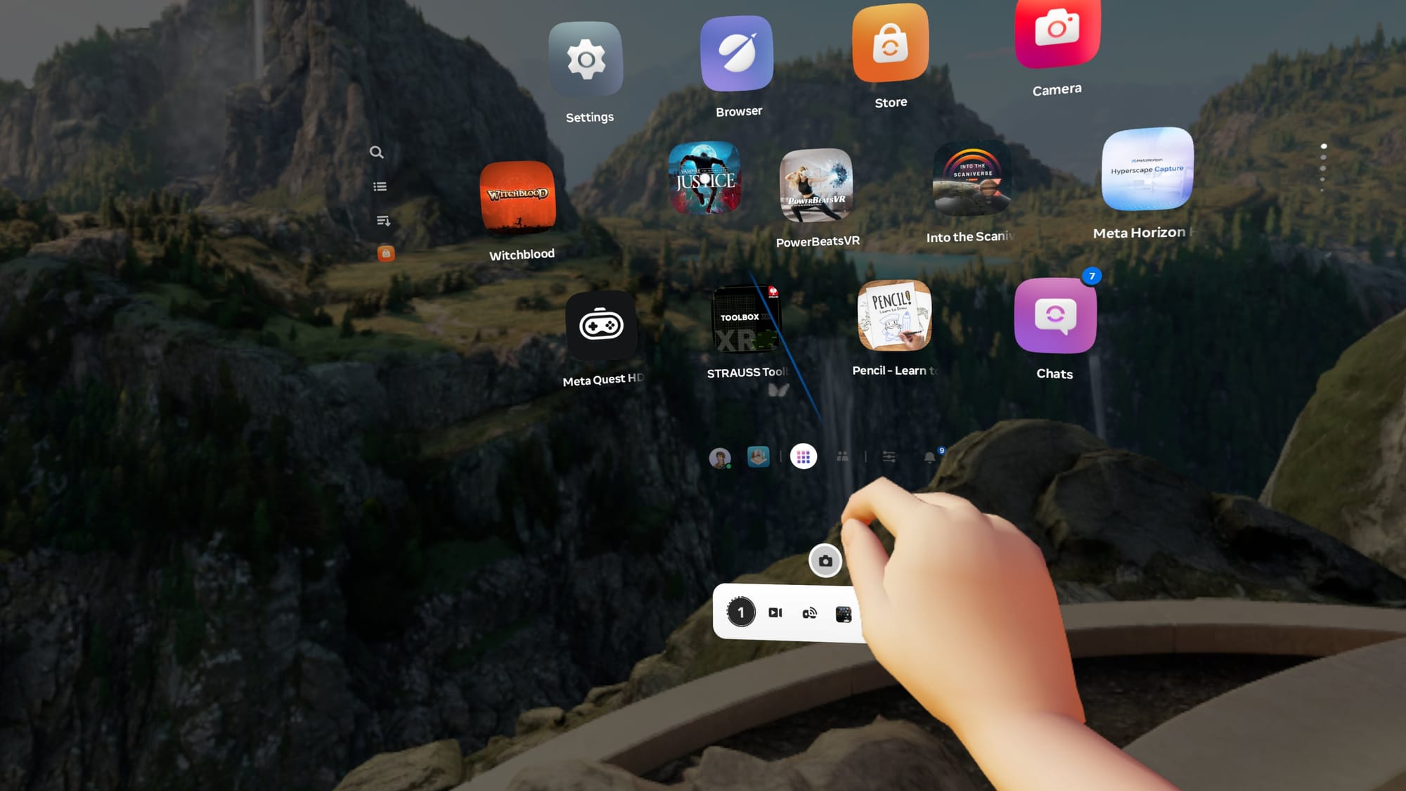 A Quest screenshot shows how games can be rearranged in the Library.