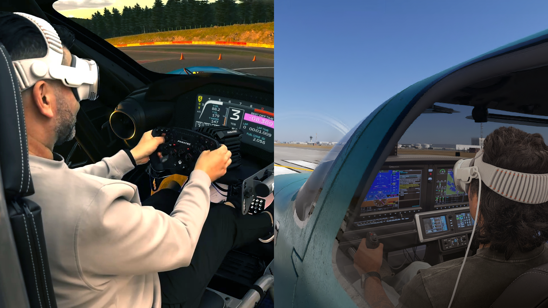 X-Plane & iRacing Apple Vision Pro PC VR Streaming Clients Launched