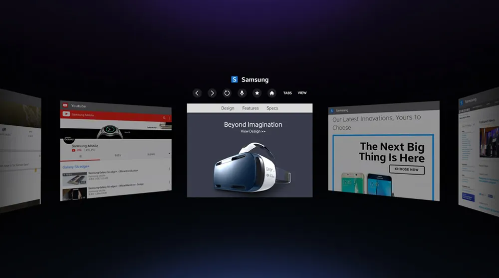 'VR Internet' App Pops up on Korean Samsung Gear VR Site
