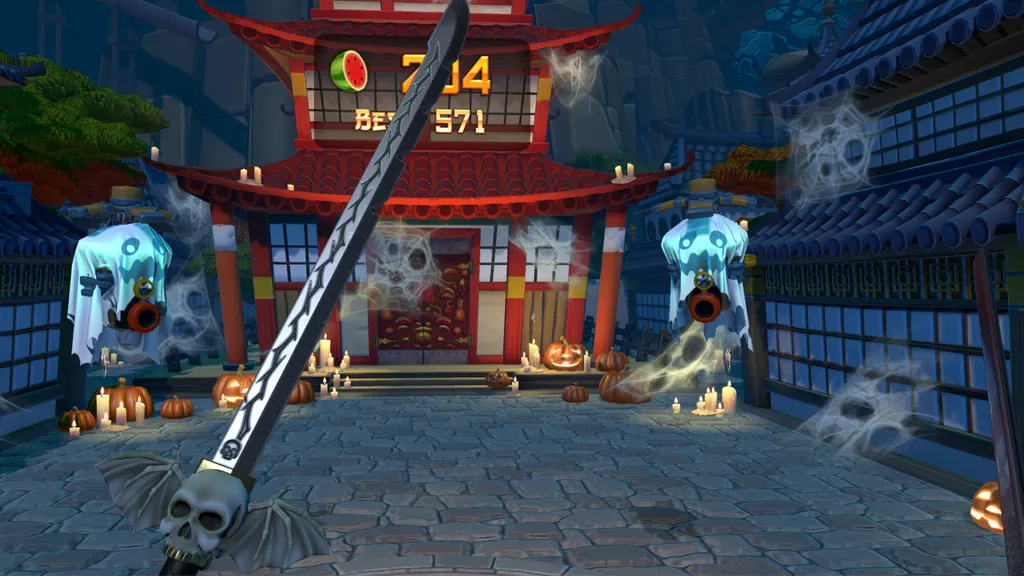 Fruit Ninja VR's Halloween Update Includes Contest for Rare Bat Blade