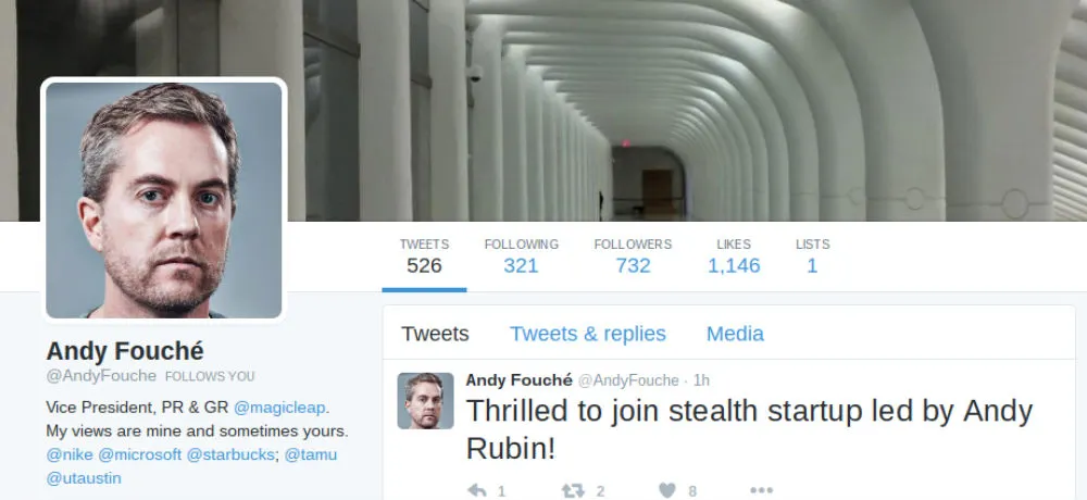 Magic Leap Head Of Public Relations Leaves To Join Stealth Startup (Update)