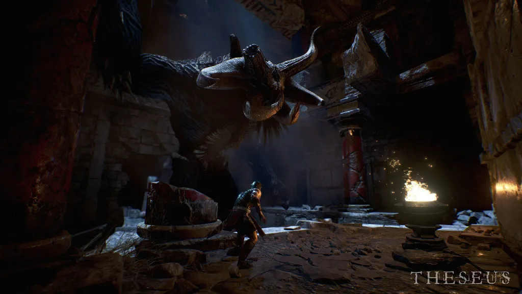 Theseus' Version Of The Minotaur Myth Looks Like VR's God of War