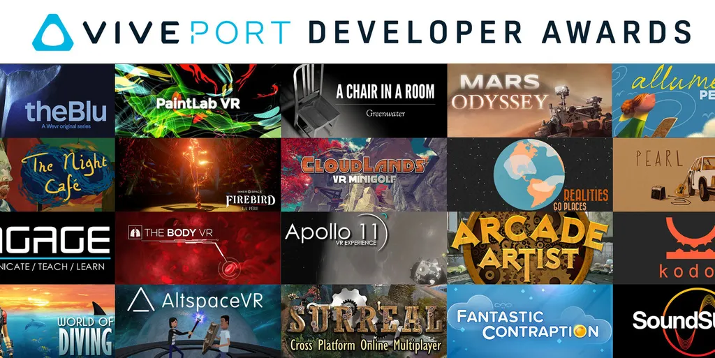 HTC's First Viveport Developer Awards Winners Revealed
