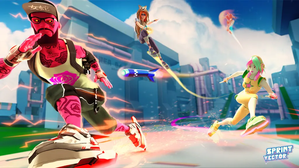 Survios' Sprint Vector Gets Weapons And Power-Ups